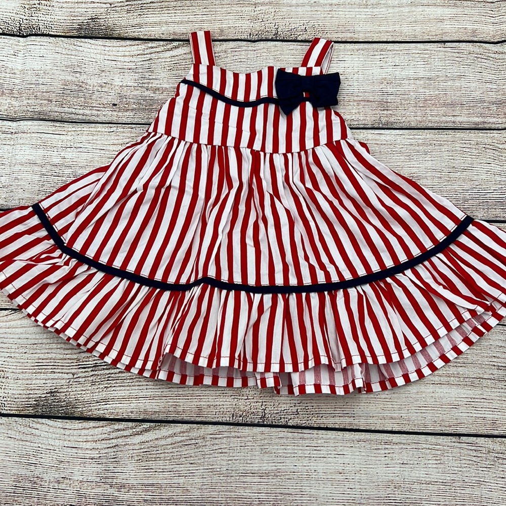 Gymboree Red, White, and Blue Dress Sz 0-3 Months